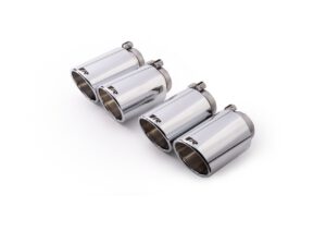 Remus Eindstukken verchroomd, afgeschuind voor VW Golf 7 R