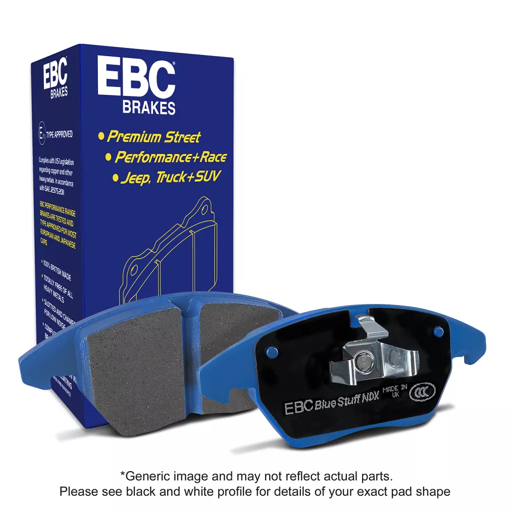 EBC BlueStuff - Achterzijde voor BMW M2 F87 Achteras