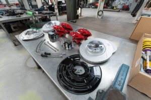 BMW M Performance Inbouwset Sportremmen Rood voor BMW 1-serie F20/F21 140i Rood